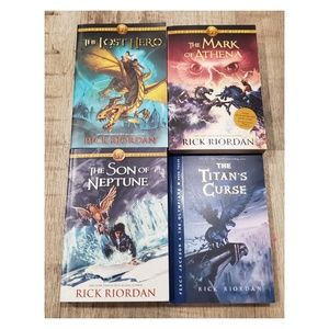 Rick Riordan Lot of 4 Olympus Books Pbk Kids Teens